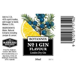 Botannix No 1 Gin Spirit Flavour 50ml