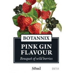Botannix Pink Gin Spirit Flavour 50ml