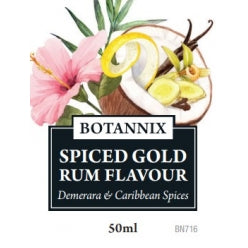 Botannix Spiced Gold Rum 50ml