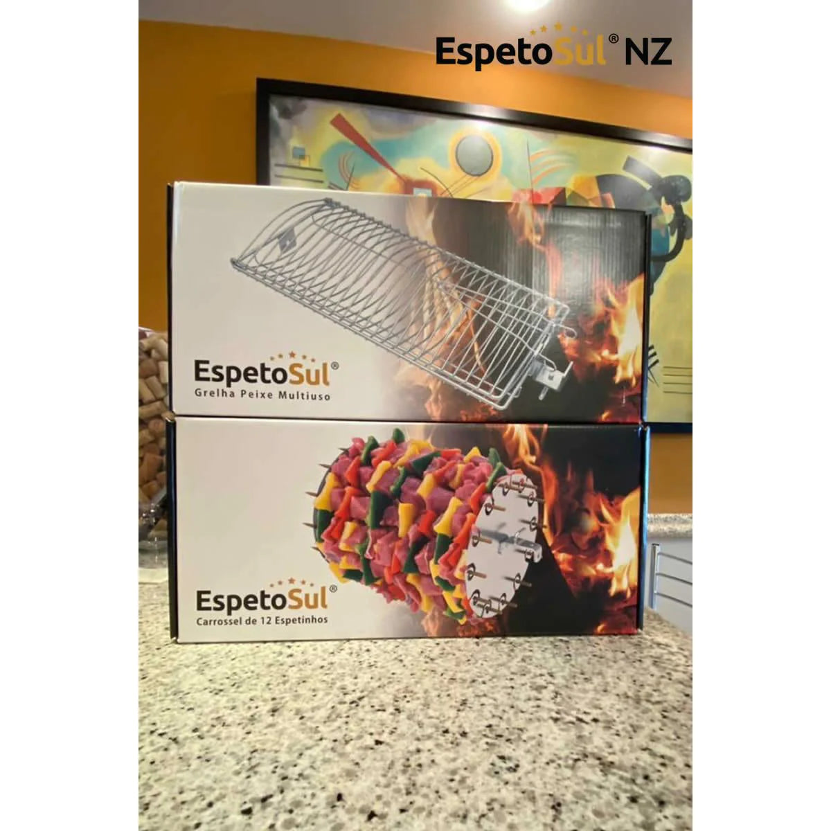 EspetoSul BBQ Rotisserie Basket