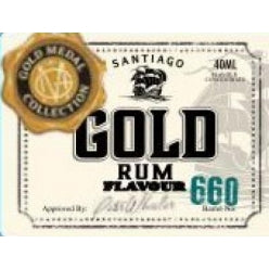 Gold Medal Collection Santiago Gold Rum Spirit Flavour 40ml