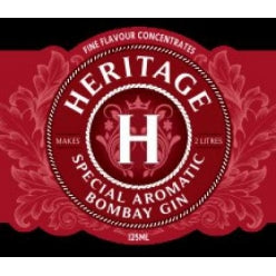 Heritage Bombay Special Aromatic Gin Spirit Flavour 125ml