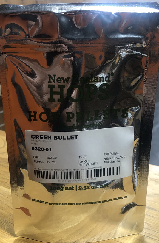 New Zealand Hops Green Bullet Hop Pellets 100g