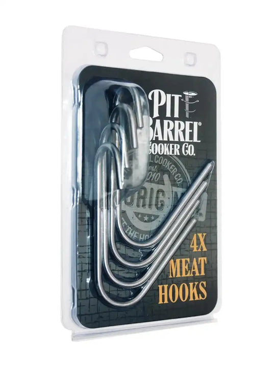Pit Barrel Cooker Stainless Steel Hooks 4 Pack