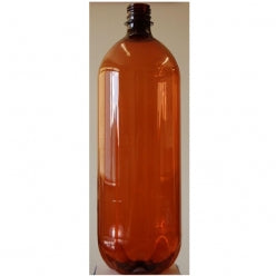 Spirits Unlimited Amber PET Beer Bottles + Caps 15pcs, 1.5L