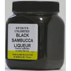 Spirits Unlimited Black Sambucca Liqueur Concentrate 200ml