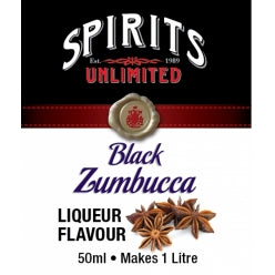 Spirits Unlimited Black Zambucca Liqueur Concentrate 50ml