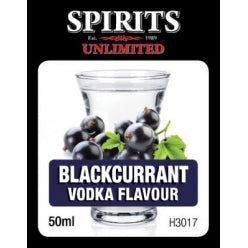 Spirits Unlimited Blackcurrant Fruit Vodka Spirit Flavour 50ml