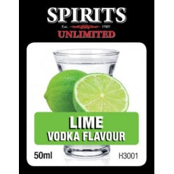 Spirits Unlimited Lime Fruit Vodka Spirit Flavour 50ml