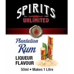 Spirits Unlimited Plantation Rum Liqueur Concentrate 50ml