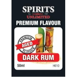 Spirits Unlimited Premium Aged Dark Rum Spirit Flavour 50ml
