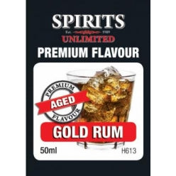 Spirits Unlimited Premium Aged Gold Rum Spirit Flavour 50ml