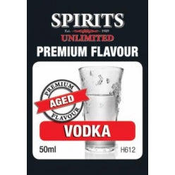 Spirits Unlimited Premium Aged Vodka Spirit Flavour 50ml