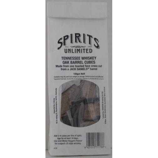 Spirits Unlimited Tennessee Whiskey Oak Barrel Cubes