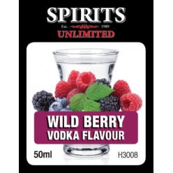 Spirits Unlimited Wildberry Fruit Vodka Spirit Flavour 50ml